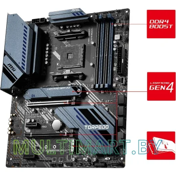 Материнская плата MSI MAG X570S Torpedo Max картинка 2